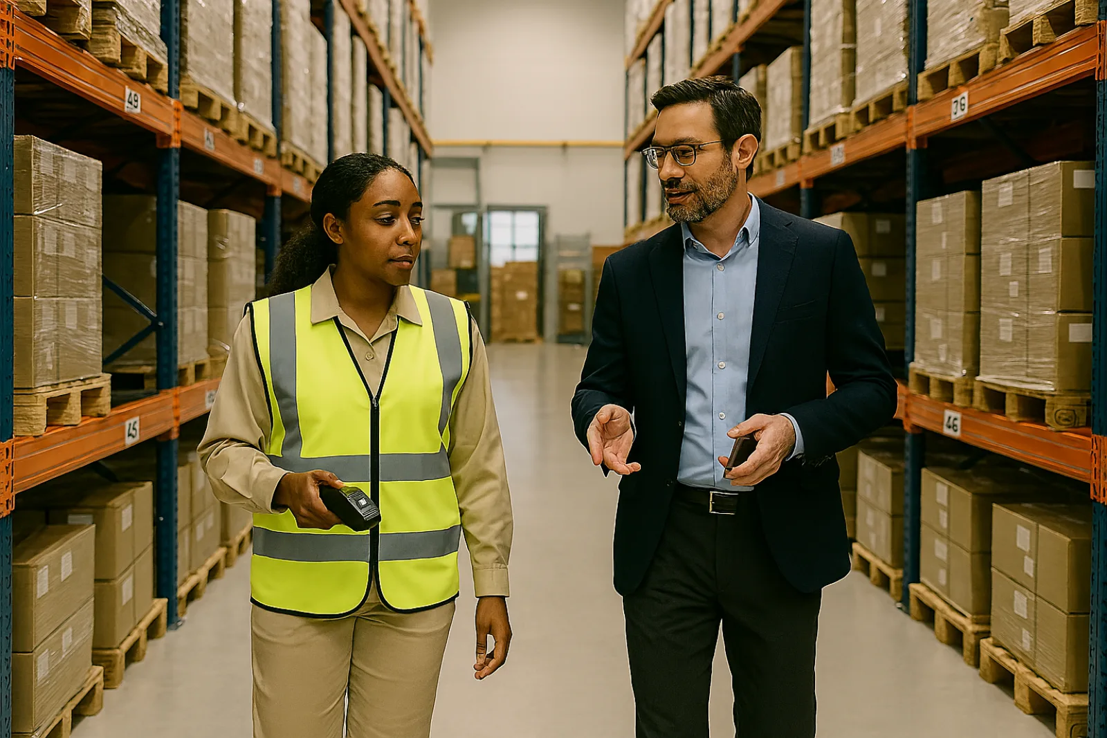 Warehouse process walk-through